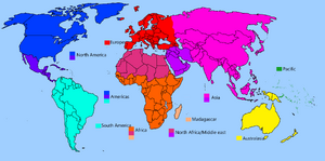 Continents Map