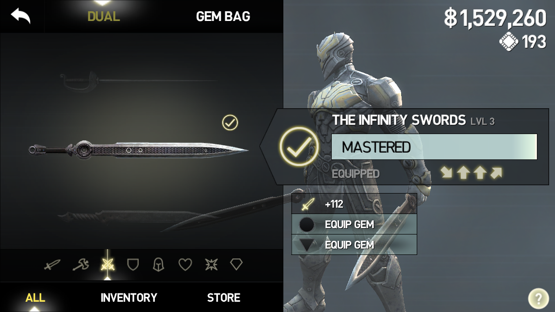 coolest looking infinity blade sword 3