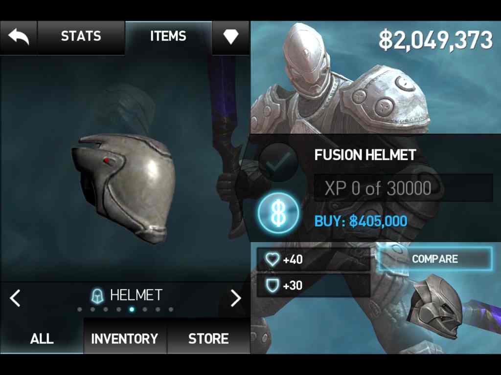 infinity blade 3 gem fusion