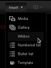 Infobox on VE dropdown