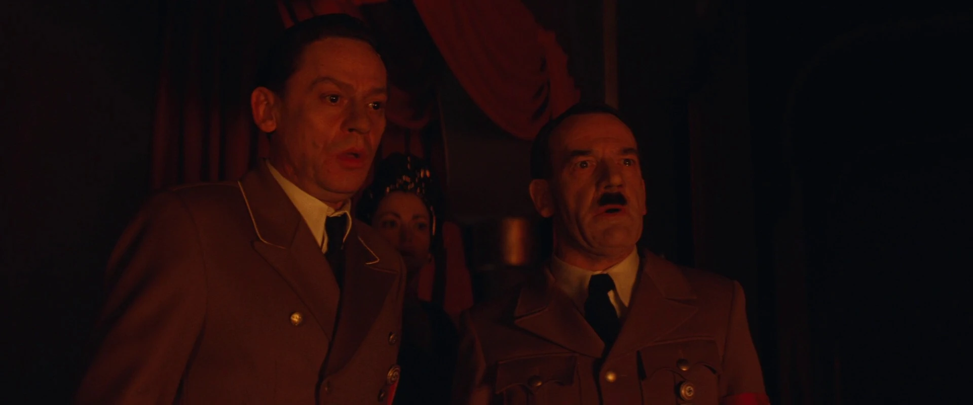 Image Hitler and Goebbels see fire.jpg Inglourious Basterds Wiki FANDOM powered by Wikia