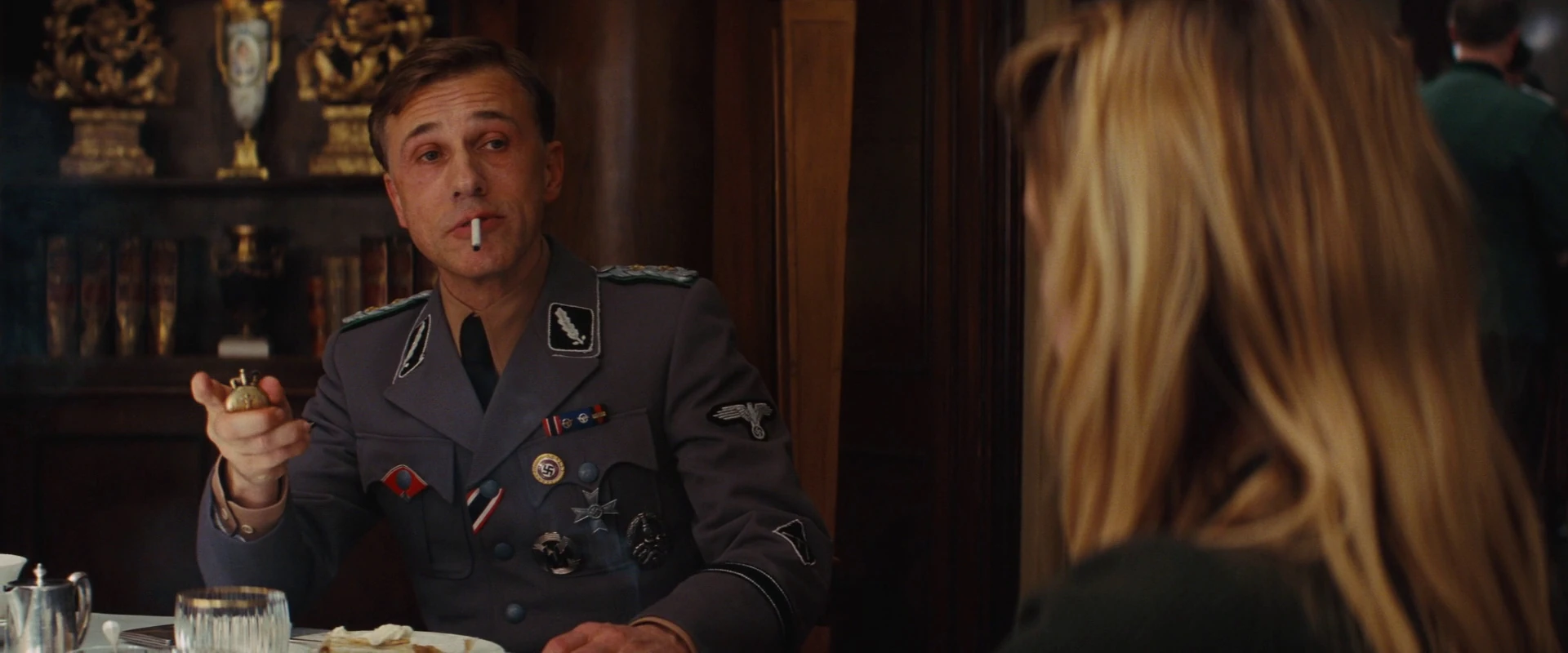Image Hans Landa and his lighter.jpg Inglourious Basterds Wiki
