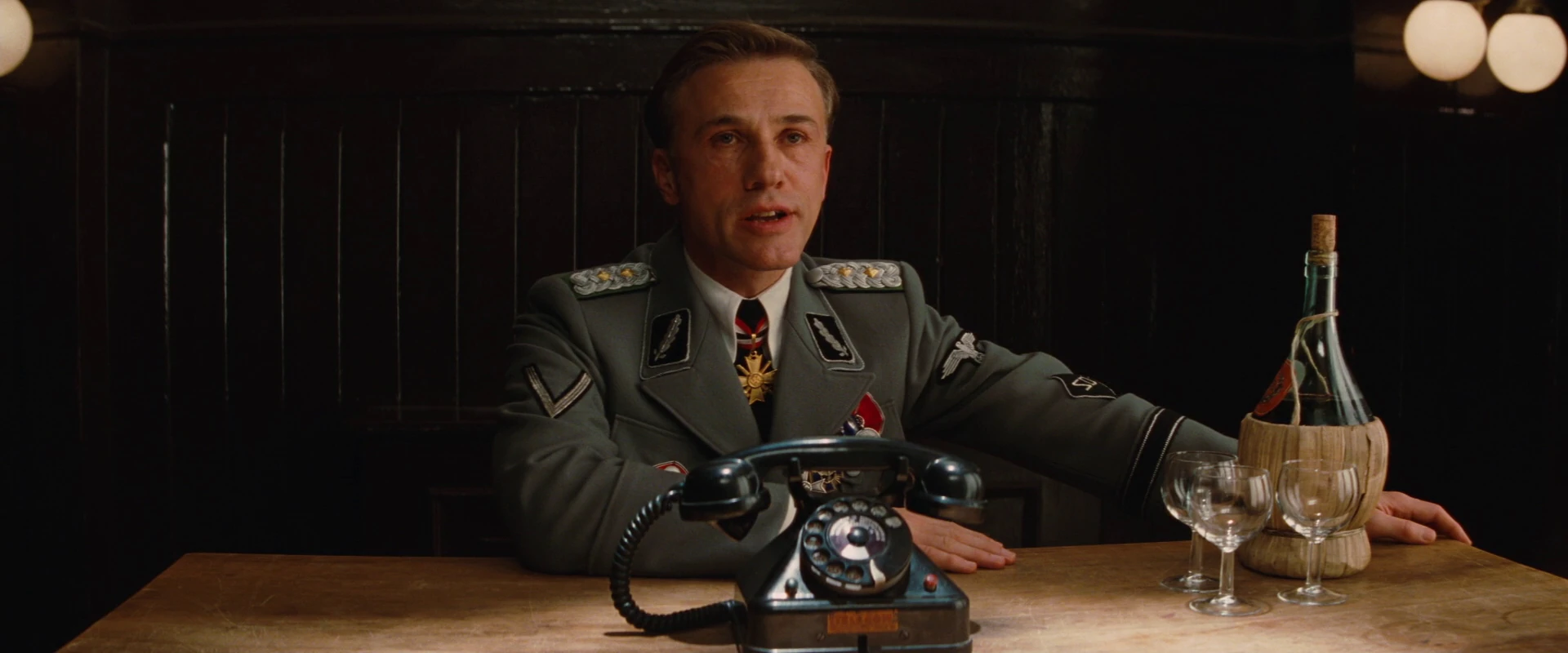 Image Hans Landa talks about ending the war.jpg Inglourious Basterds Wiki FANDOM powered
