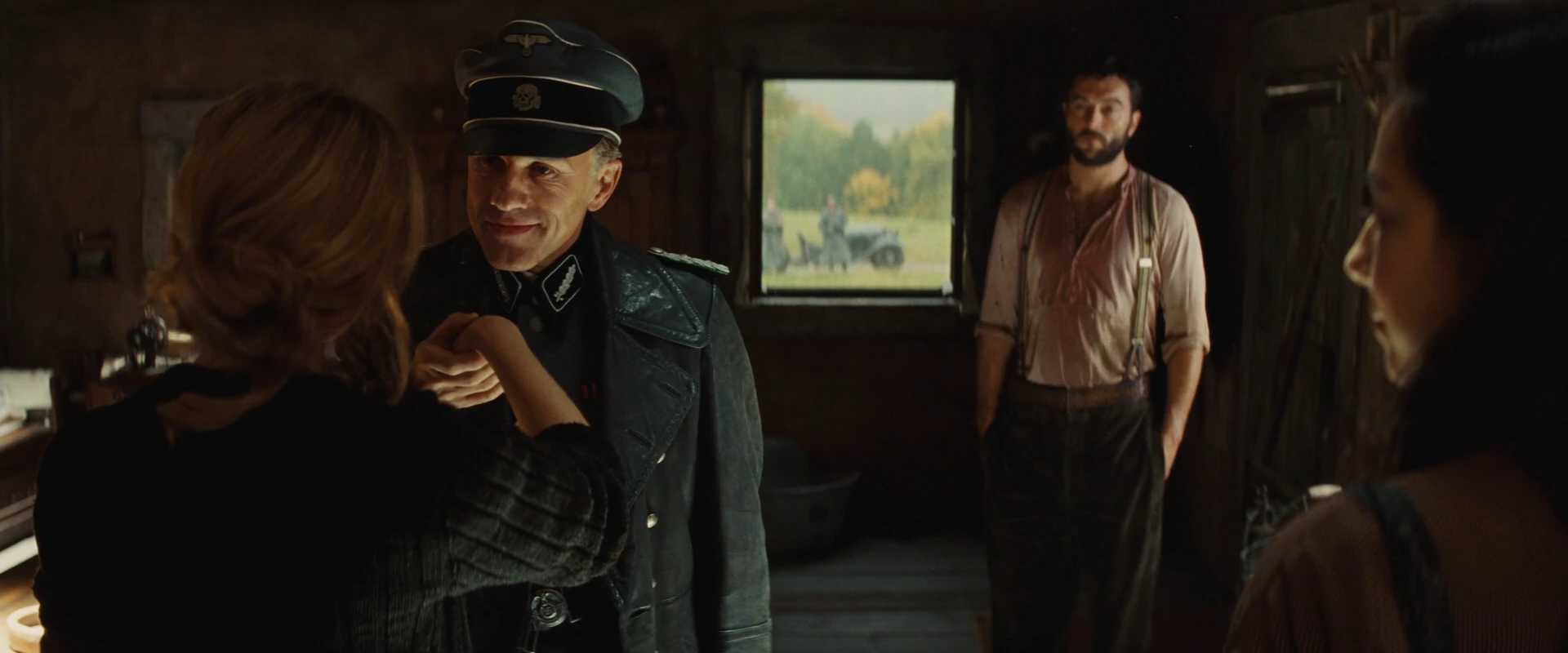 Image Hans Landa kisses Charlotte hand.jpg Inglourious Basterds Wiki FANDOM powered by Wikia
