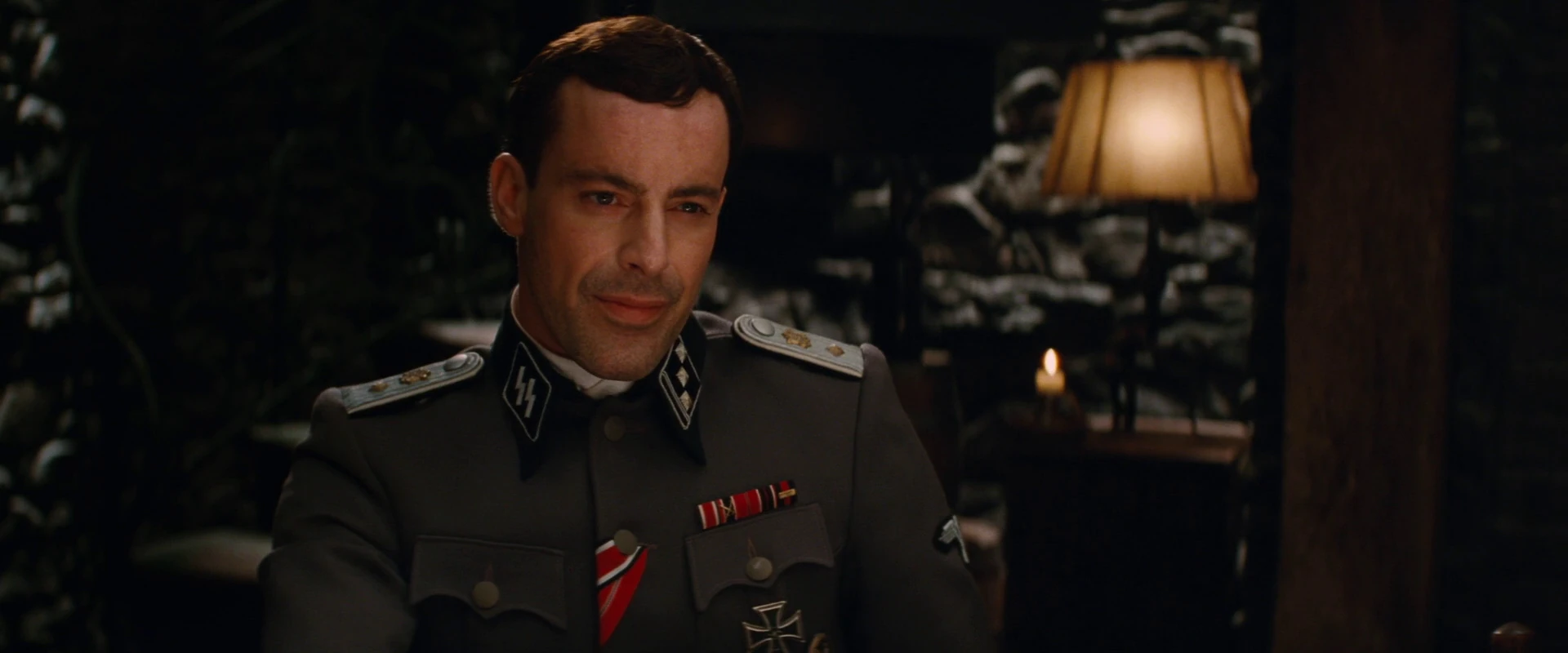 Image Wilhelm Wicki looks at Hellstrom.jpg Inglourious Basterds