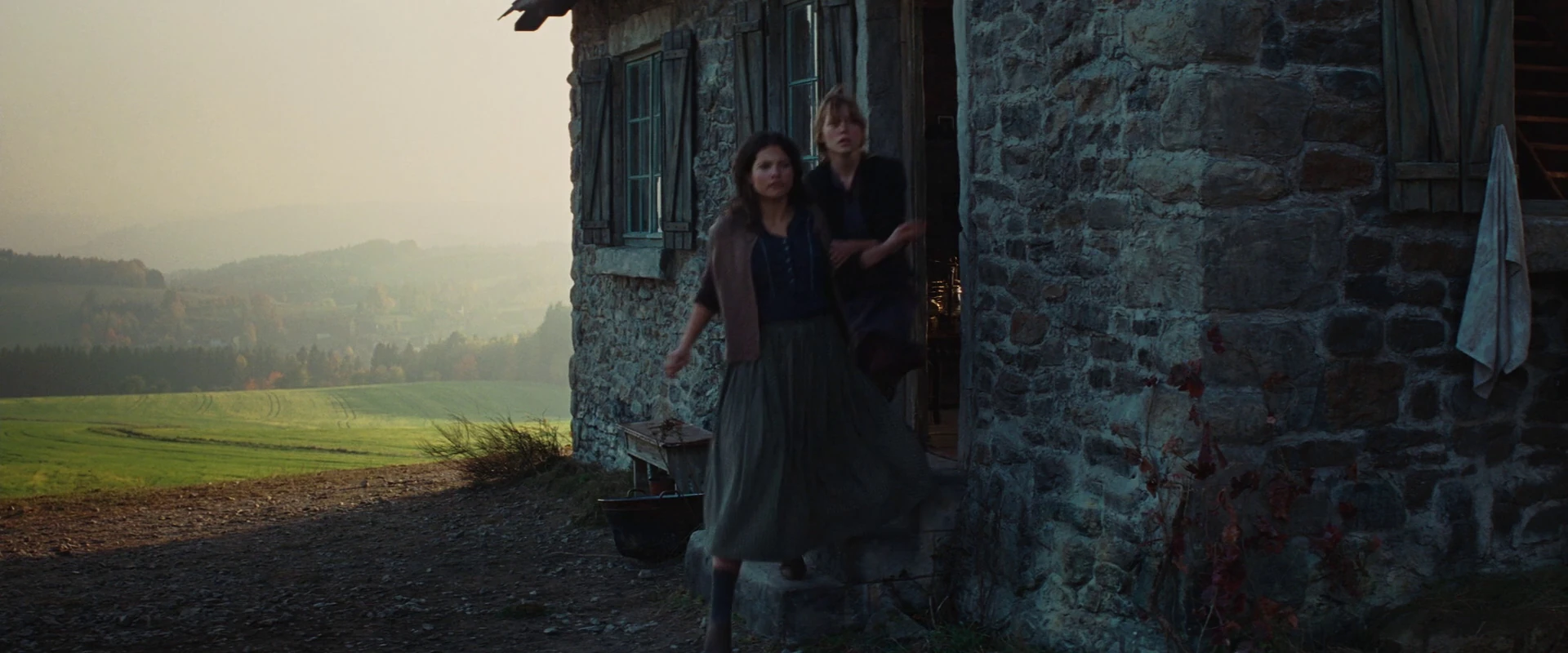 Image Charlotte and Suzanne run outside.jpg Inglourious Basterds Wiki FANDOM powered by Wikia