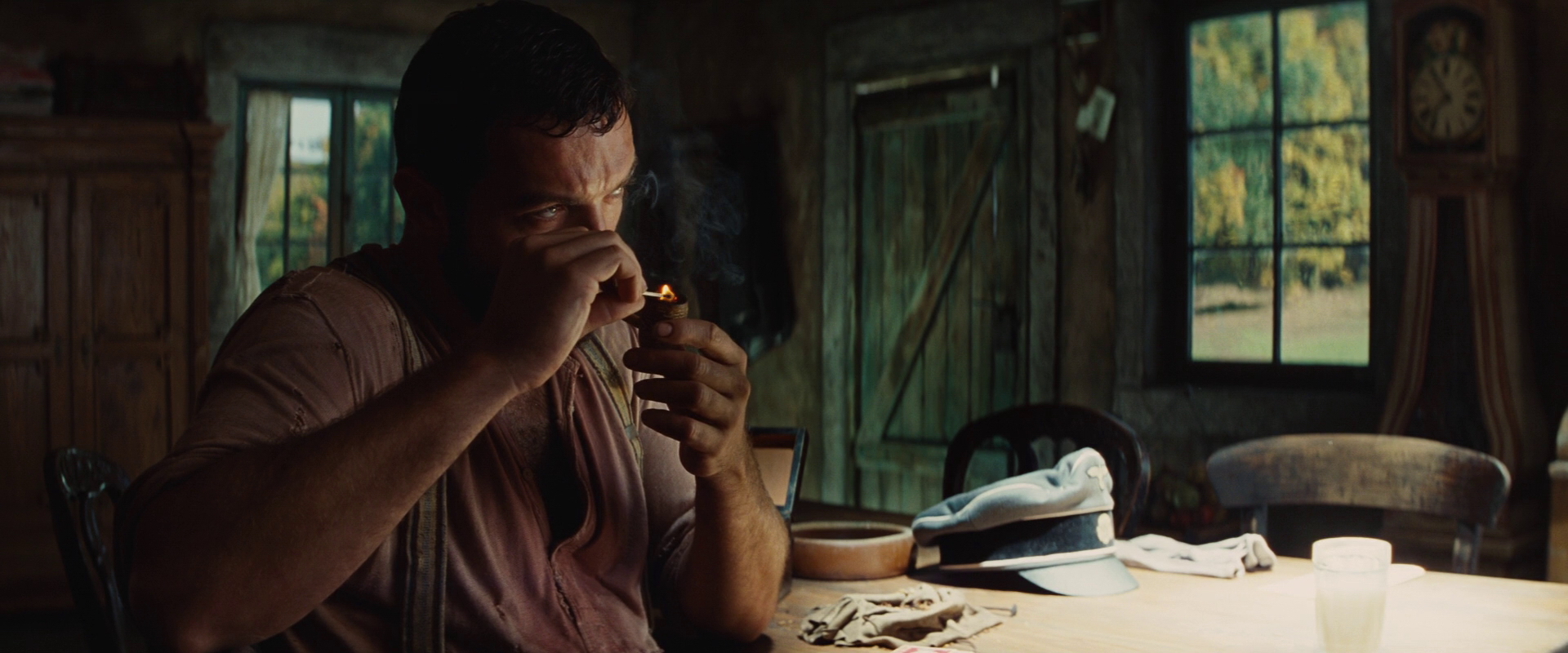 Image Perrier LaPadite lits his pipe.jpg Inglourious Basterds Wiki