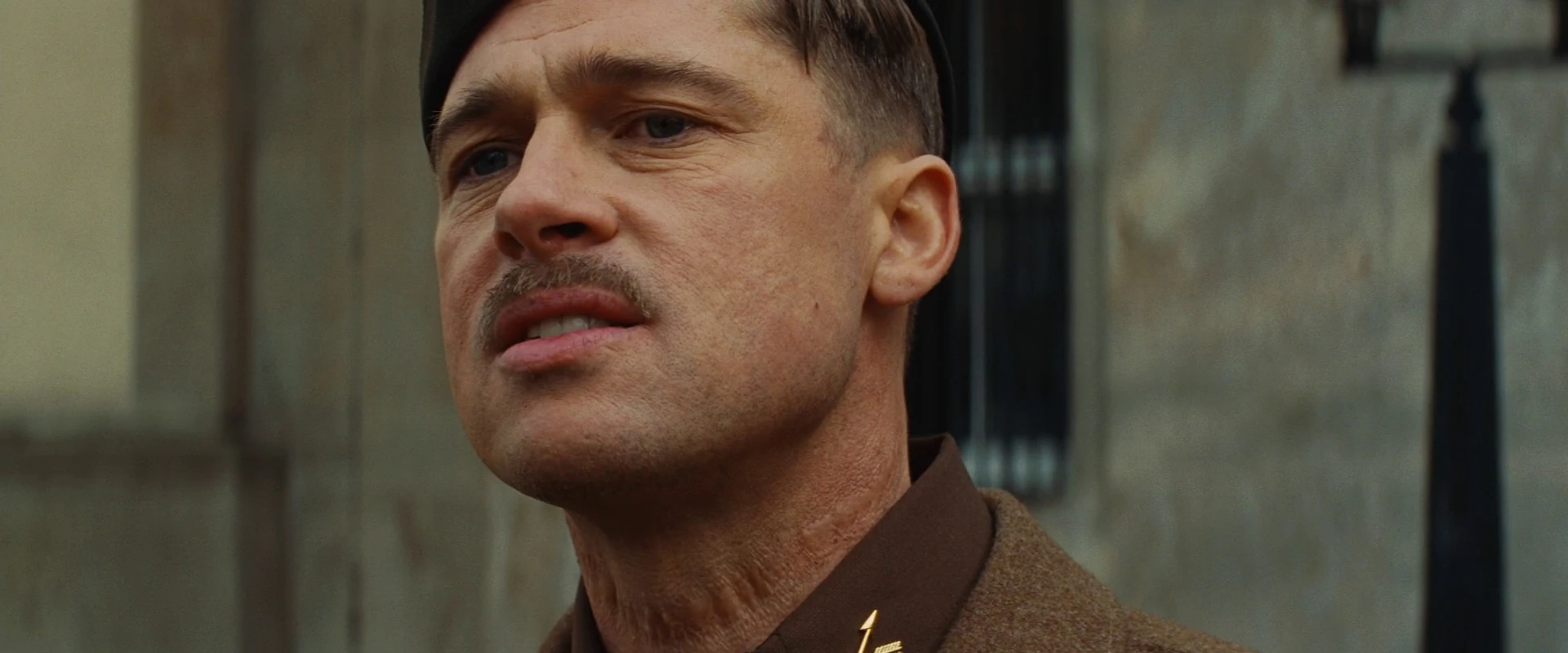 Image Aldo Raine scar up close.jpg Inglourious Basterds Wiki FANDOM powered by Wikia