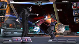 Savage Robin attacking his opponent