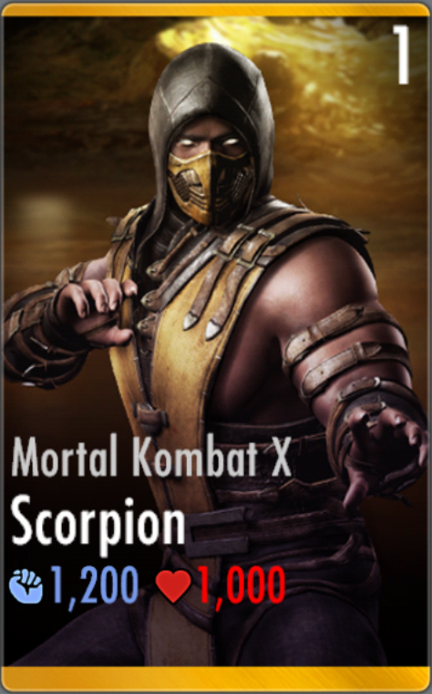 Scorpionmortal Kombat X Injustice Mobile Wiki Fandom