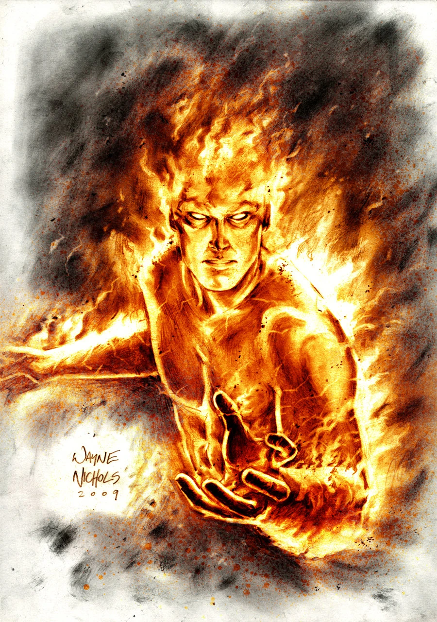 Image Human Torch Commission by InjusticeGods Among