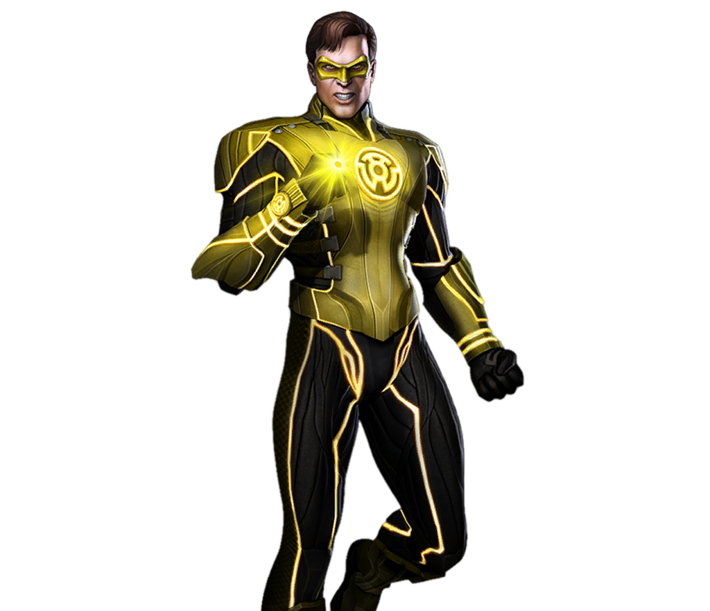 yellow lantern black adam