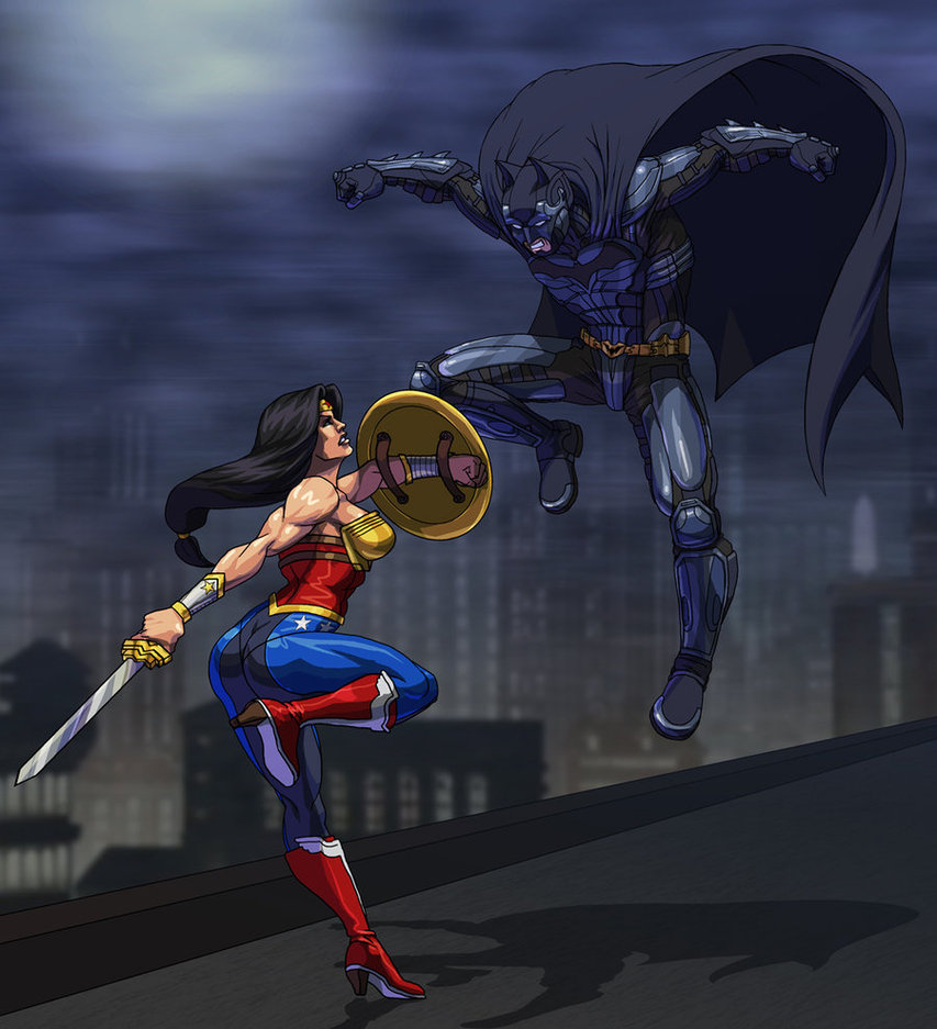 Image Batman Vs Wonder Woman Fan Art Injustice