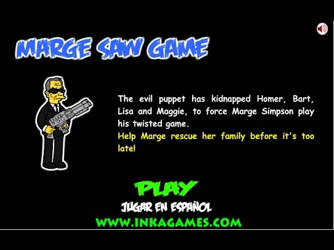 marge simpson saw game inkagames