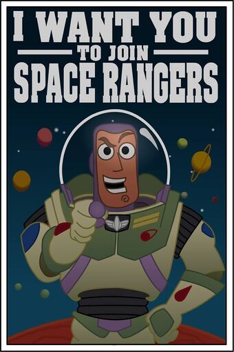 Toy Story Buzz Lightyear Space Rangers Poster Inside Toy Stories Wiki Fandom
