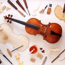 Violín making