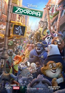 Disney's Zootopia Latin American Spanish Poster