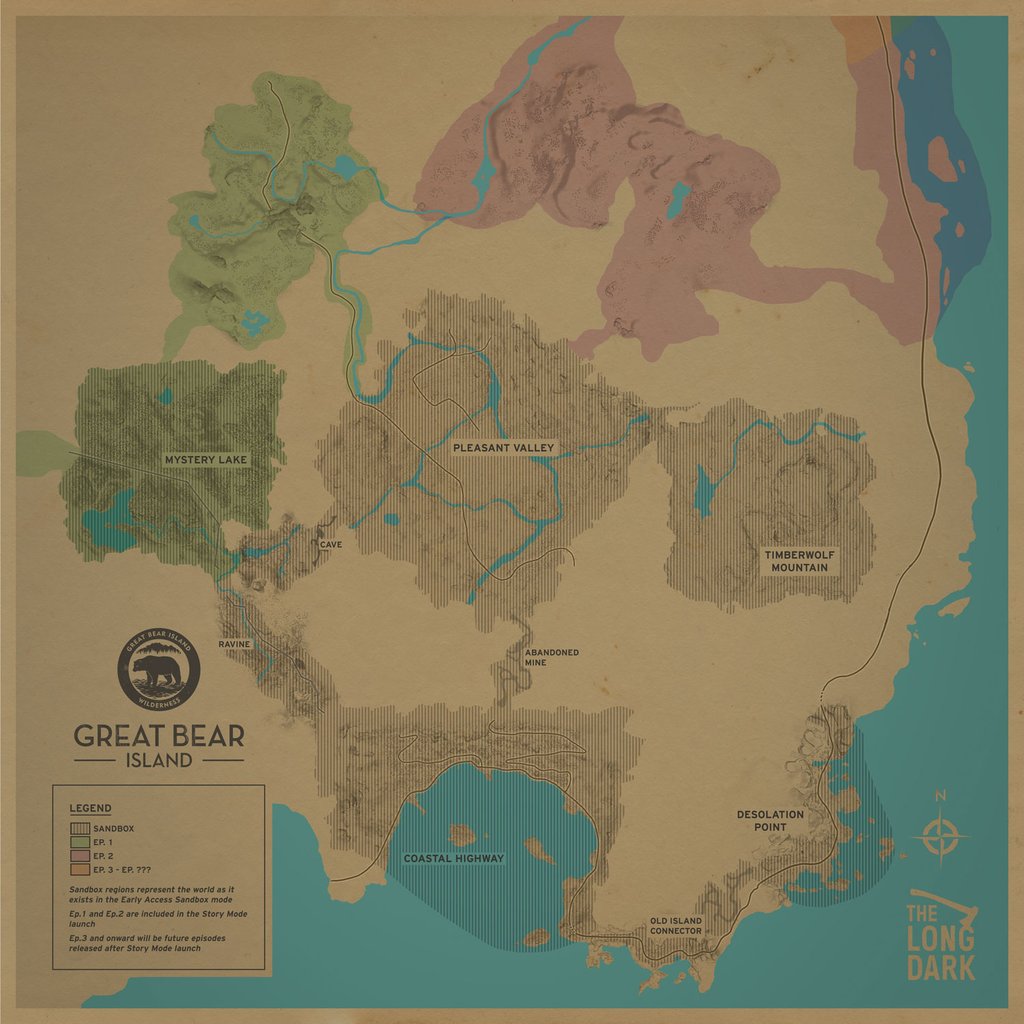 the long dark map mystery lake the long dark map mystery lake