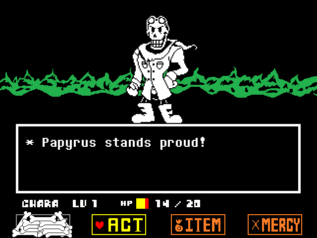 The Great Papyrus Incredibly Cool Battle Song Also Known As Bonetrousle Inverted Fate Wiki Fandom - roblox bonetrousle