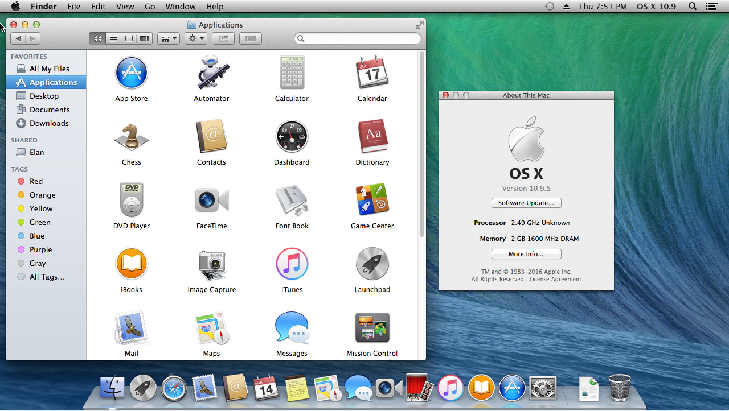how to update software on mac os x 10.10.5
