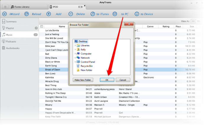 How to transfer garageband files from ipod to mac computer