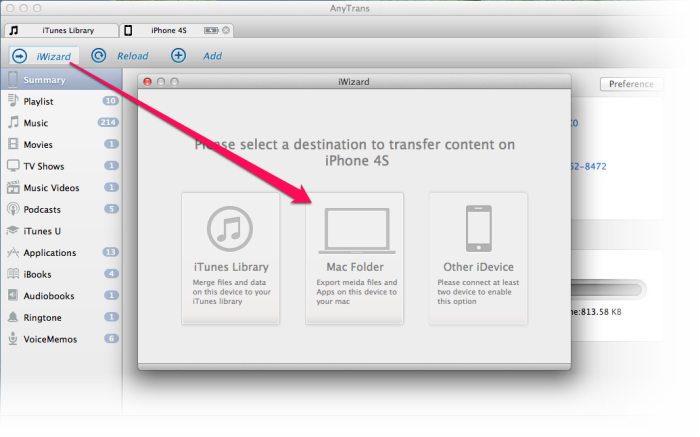 Image How to Transfer Music from iPhone to Macbook Pro Step 2 Image How to Transfer Music from iPhone to Macbook Pro Step 2