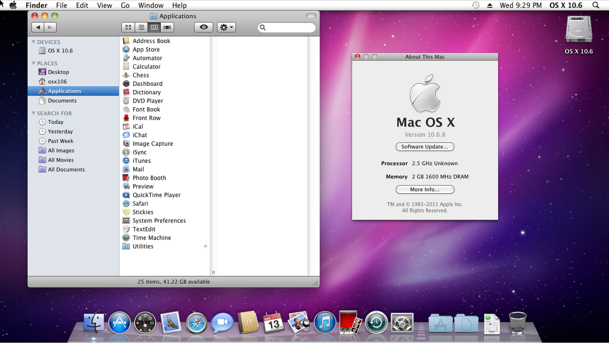 Mac Os X Snow Leopard 10 6 8 Vmware Image