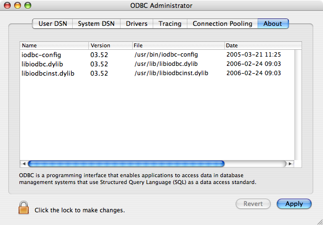 Odbc for mac sierra download