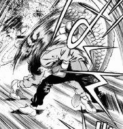 Kimura using the Dragonfish Blow on Aoki