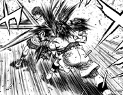 Itagaki fighting Harker