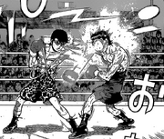 Hayami against his 22nd opponent