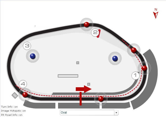 Seating Chart Ism Raceway