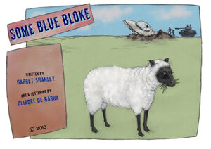 Some blue bloke