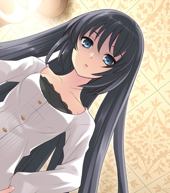 Images Of Dark Anime Girl Black Hair Blue Eyes