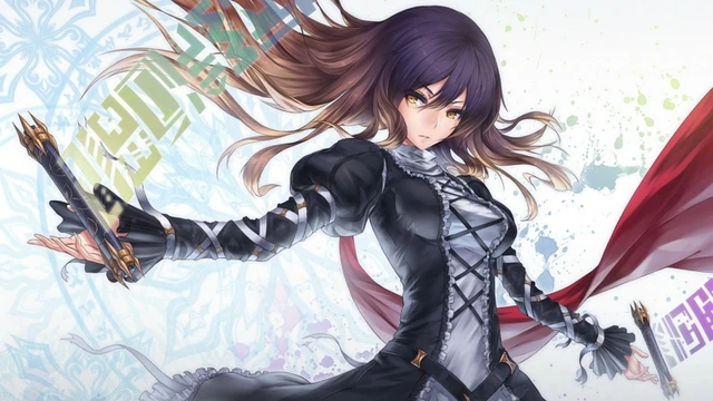 Image Video Games Touhou Dress Long Hair Yellow Eyes Cape Hijiri