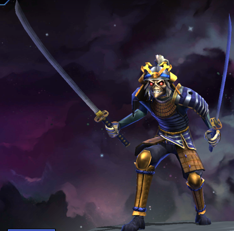 samurai eddie iron maiden