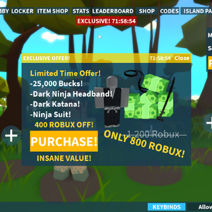 Roblox Island Royale Keybinds