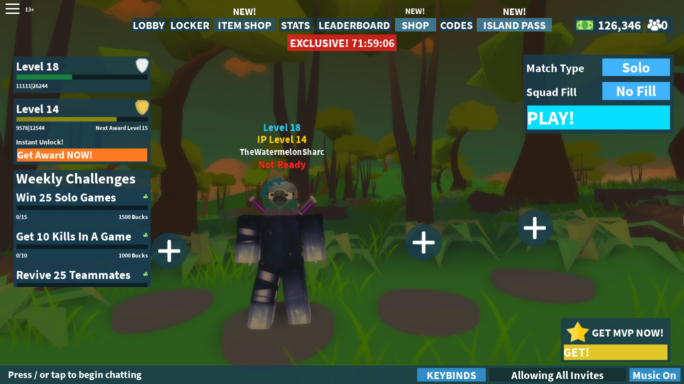 What Are The Island Royale Codes In Roblox