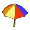 Beach Umbrella Old