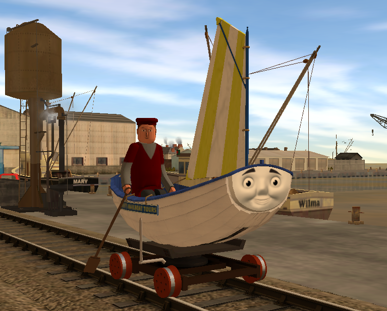 skiff the railboat