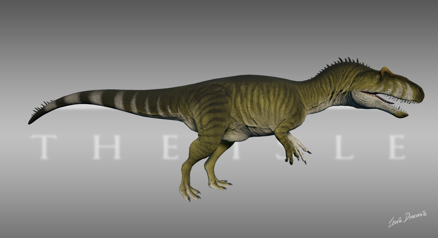 allosaurus with feathers