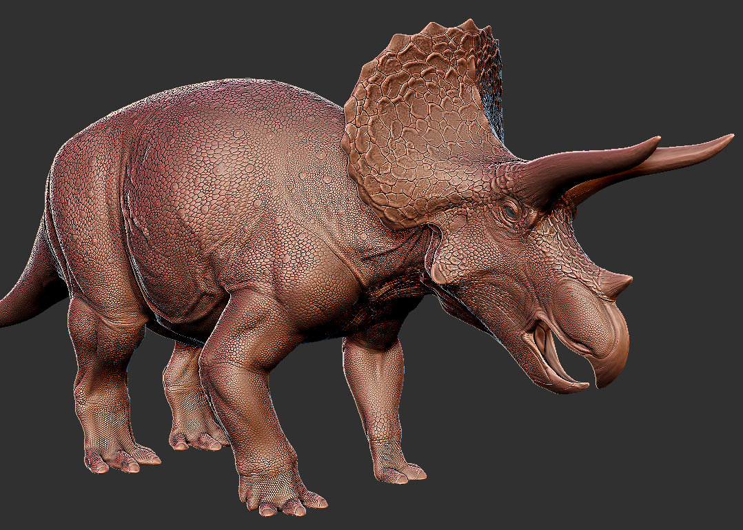 feathered triceratops