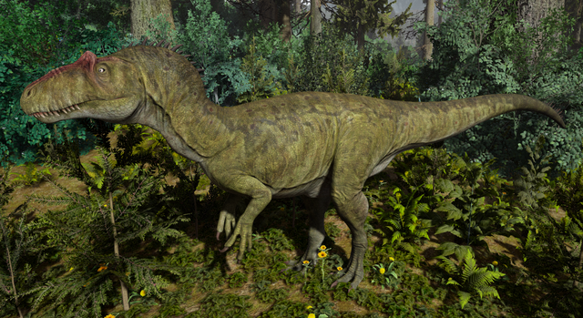 2 часть динозавра. Аллозавр парк Юрского периода. Юрский период Аллозавр. Стегозавр и Аллозавр. Аллозавр динозавр.