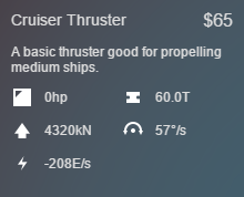 Cruiser Stats