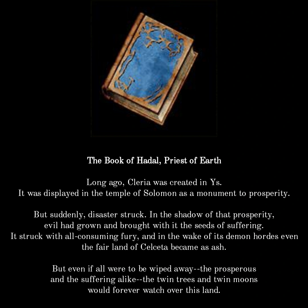 Book Of Ys Ys Wiki Fandom