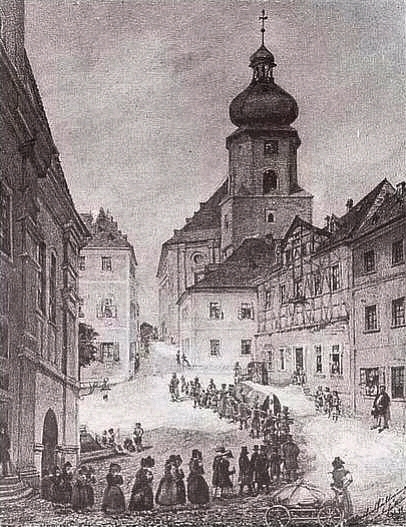 Kostel Nejsvětější Trojice Aš 19 století