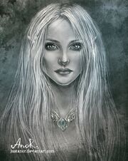 Francesca findabair sketch by justanor-d7hum3v