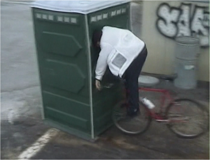 Mountain Bike Into Porta Potty Jackass Wiki FANDOM powered by Wikia
