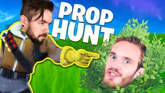 Fortnite Prop Hunt Pewdiepie Hacked My Game Epic Update