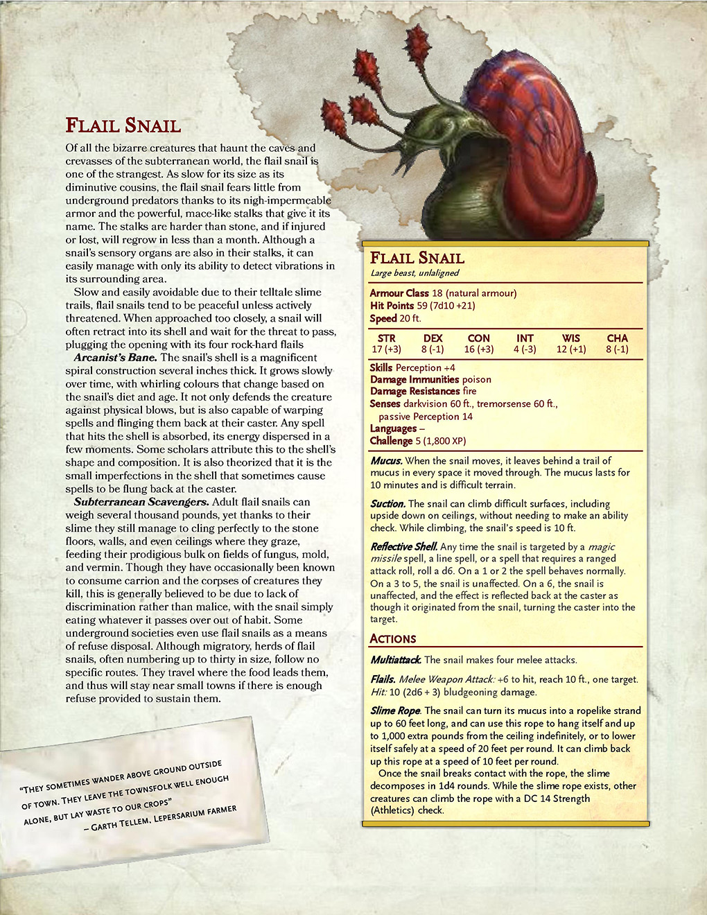 flail snail 5e flail snail 5e